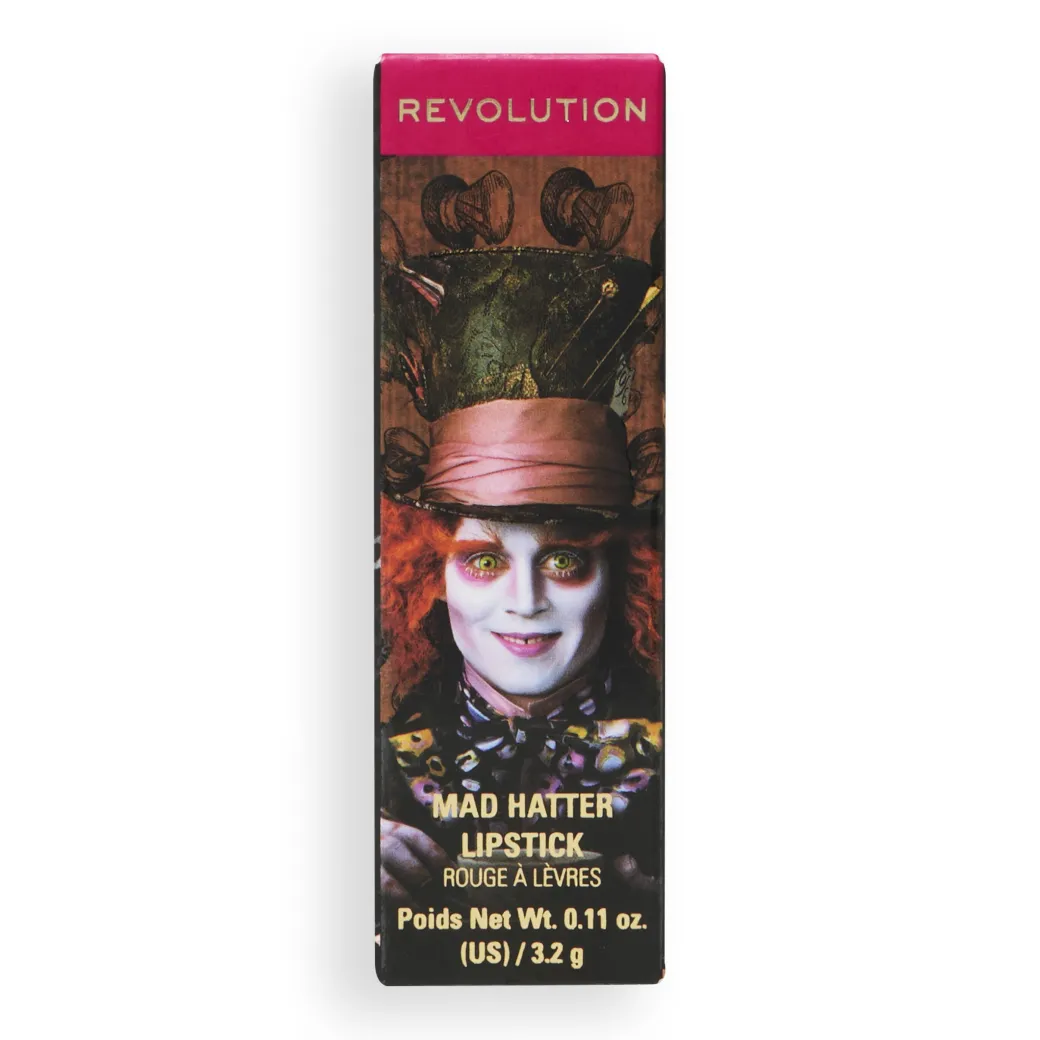 Disney’s Alice in Wonderland & Revolution Mad Hatter Lipstick Fuchsia Pink