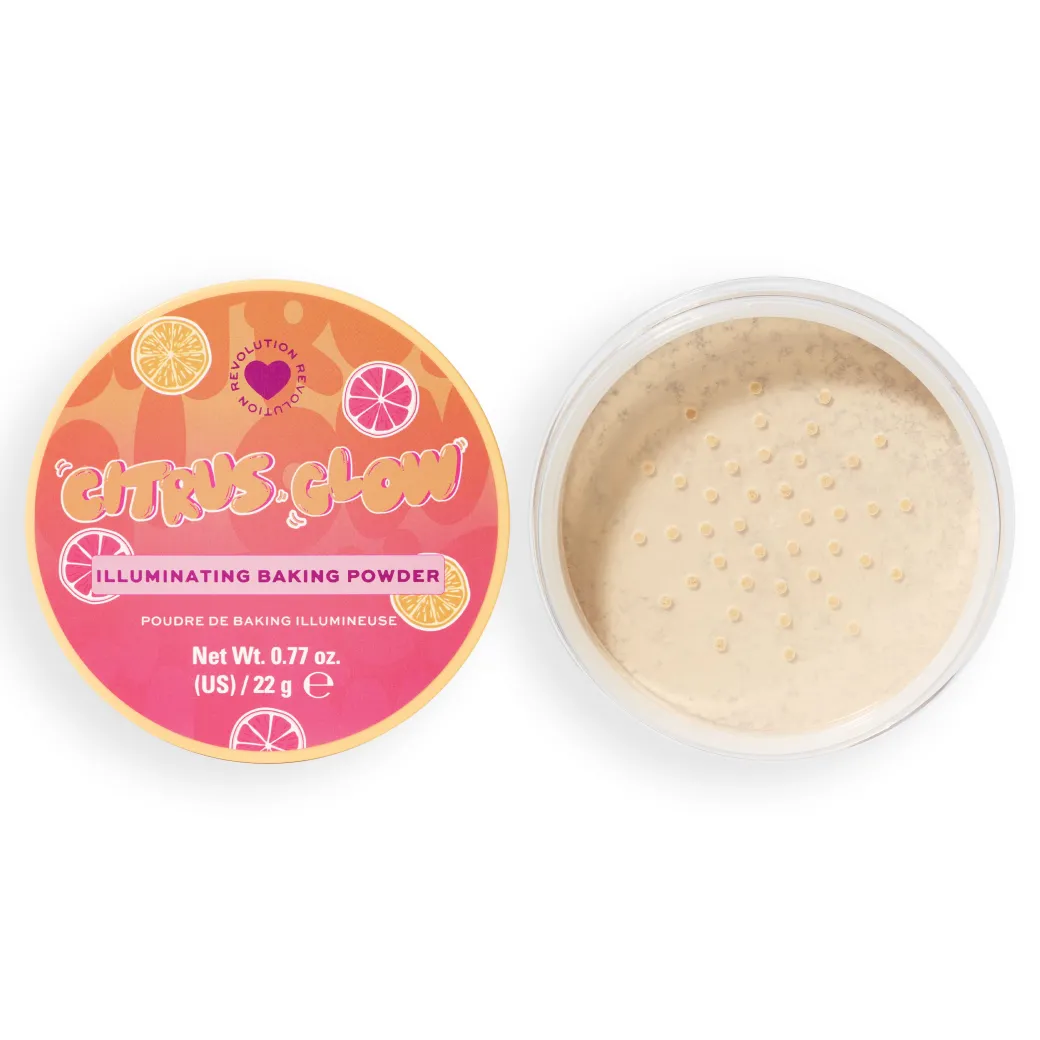 I Heart Revolution Citrus Glow Illuminating Baking Powder