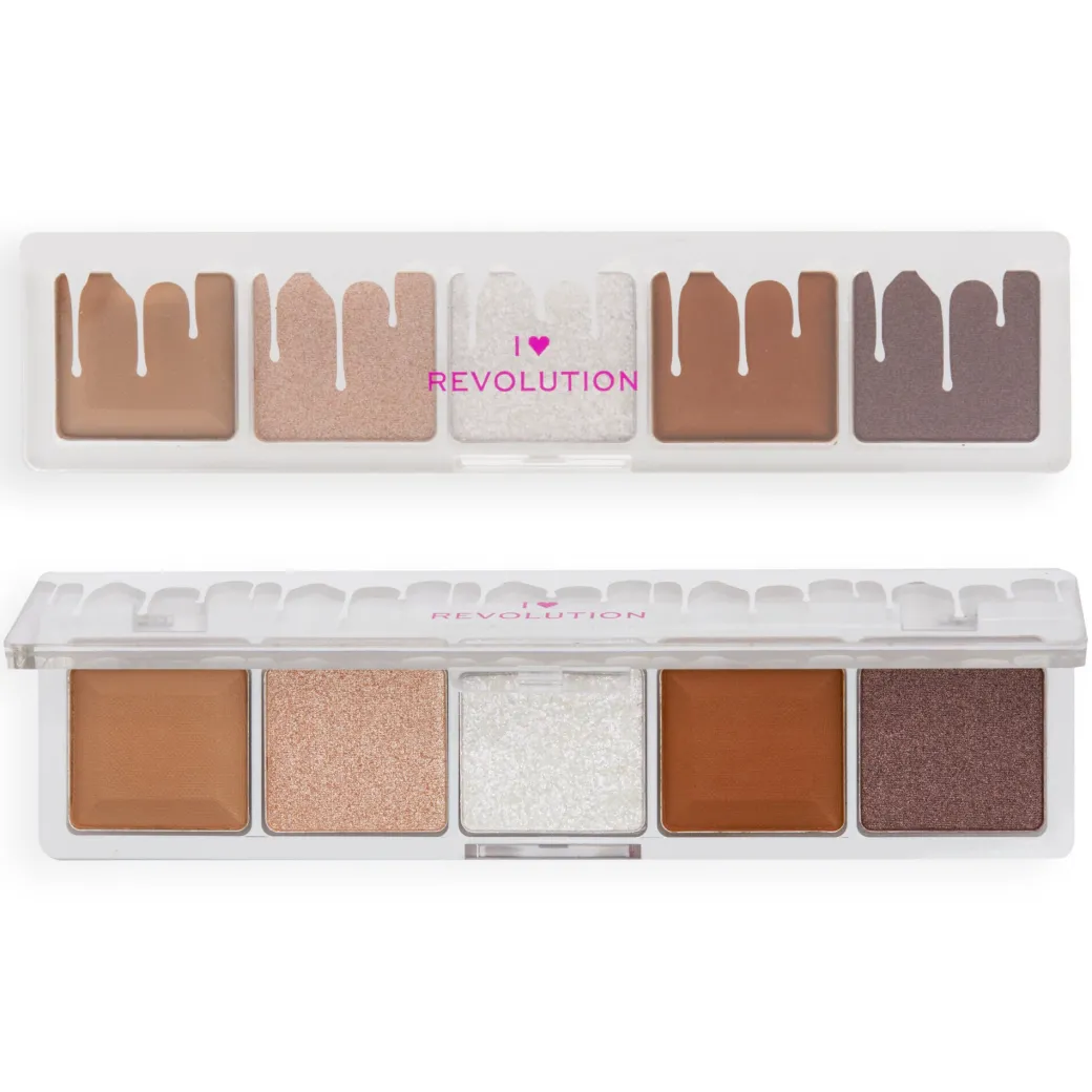 I Heart Revolution Mini Chocolate Eyeshadow Palette White Vanilla Cream