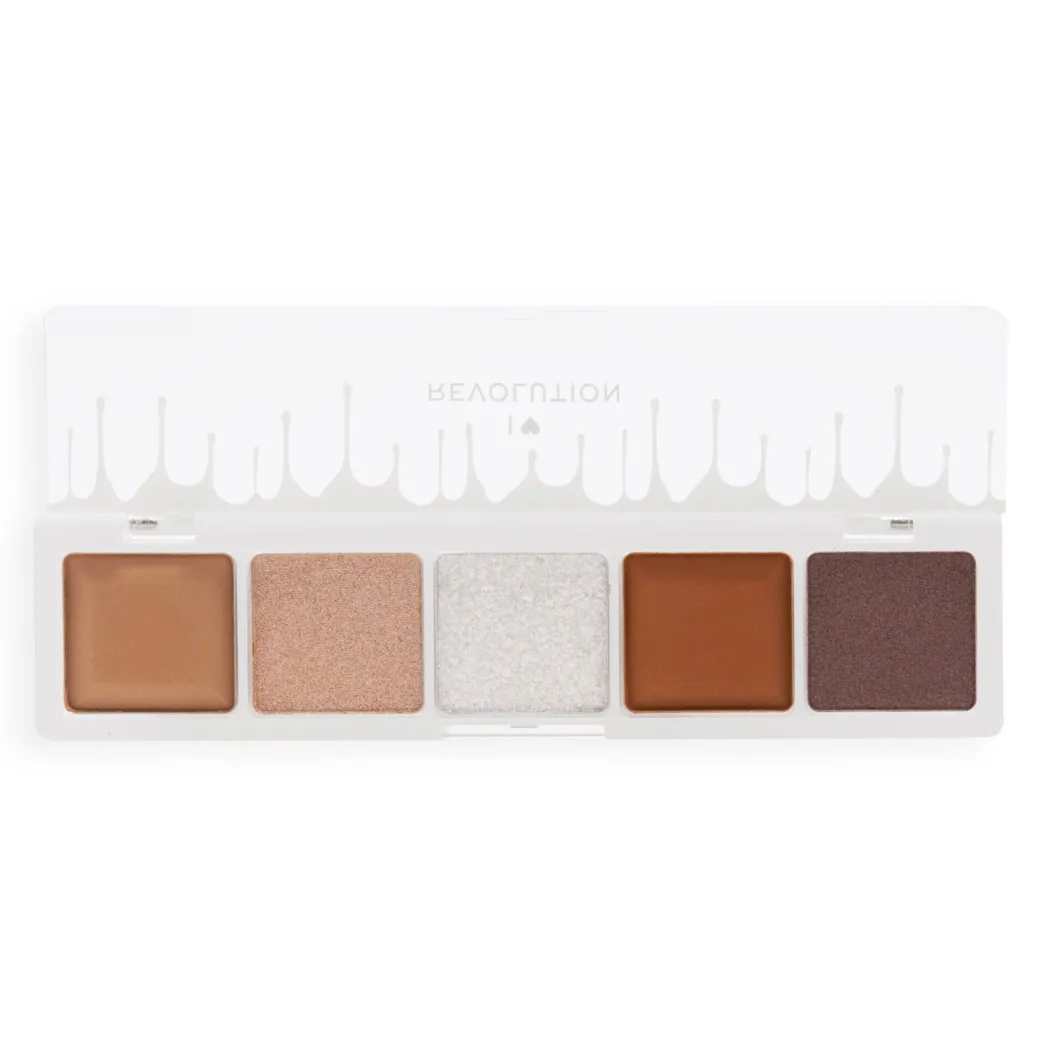 I Heart Revolution Mini Chocolate Eyeshadow Palette White Vanilla Cream