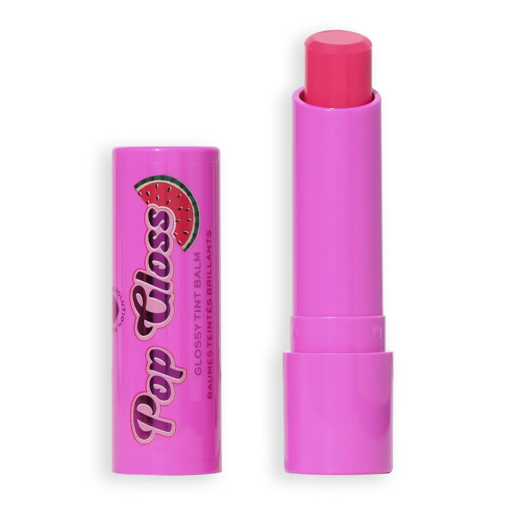 I Heart Revolution Pop Gloss Lip Balm Watermelon Pink
