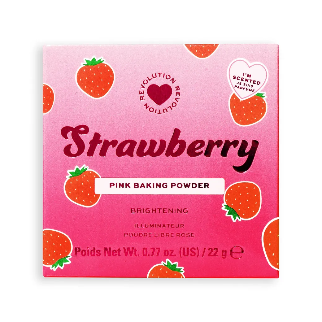 I Heart Revolution Strawberry Baking Powder Pink