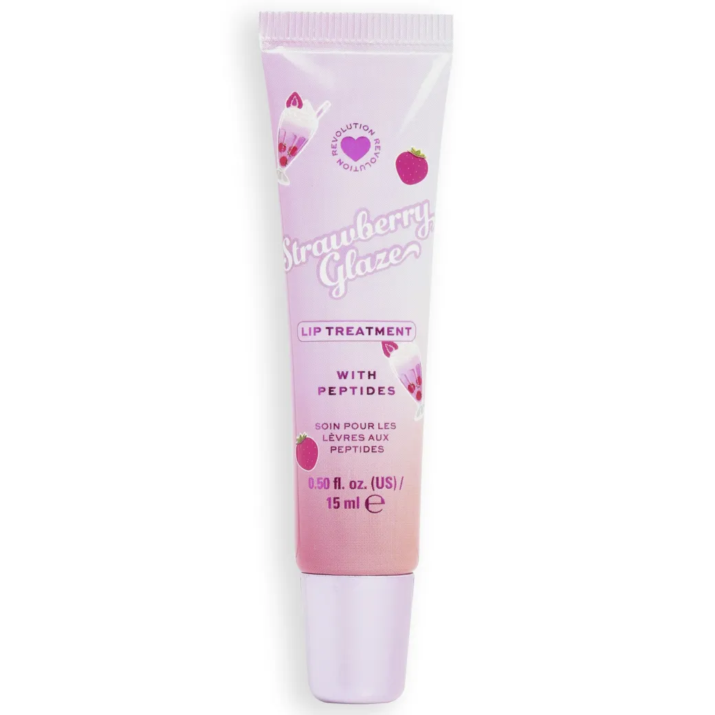 I Heart Revolution Strawberry Glaze Peptide Lip Balm Treatment