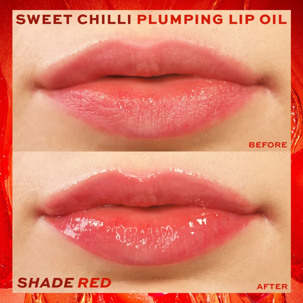 I Heart Revolution Sweet Chilli Plumping Lip Oil Red