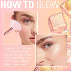 Makeup Revolution Beam Bright Highlighter Rose Lustre