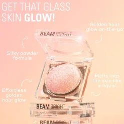 Makeup Revolution Beam Bright Highlighter Rose Lustre