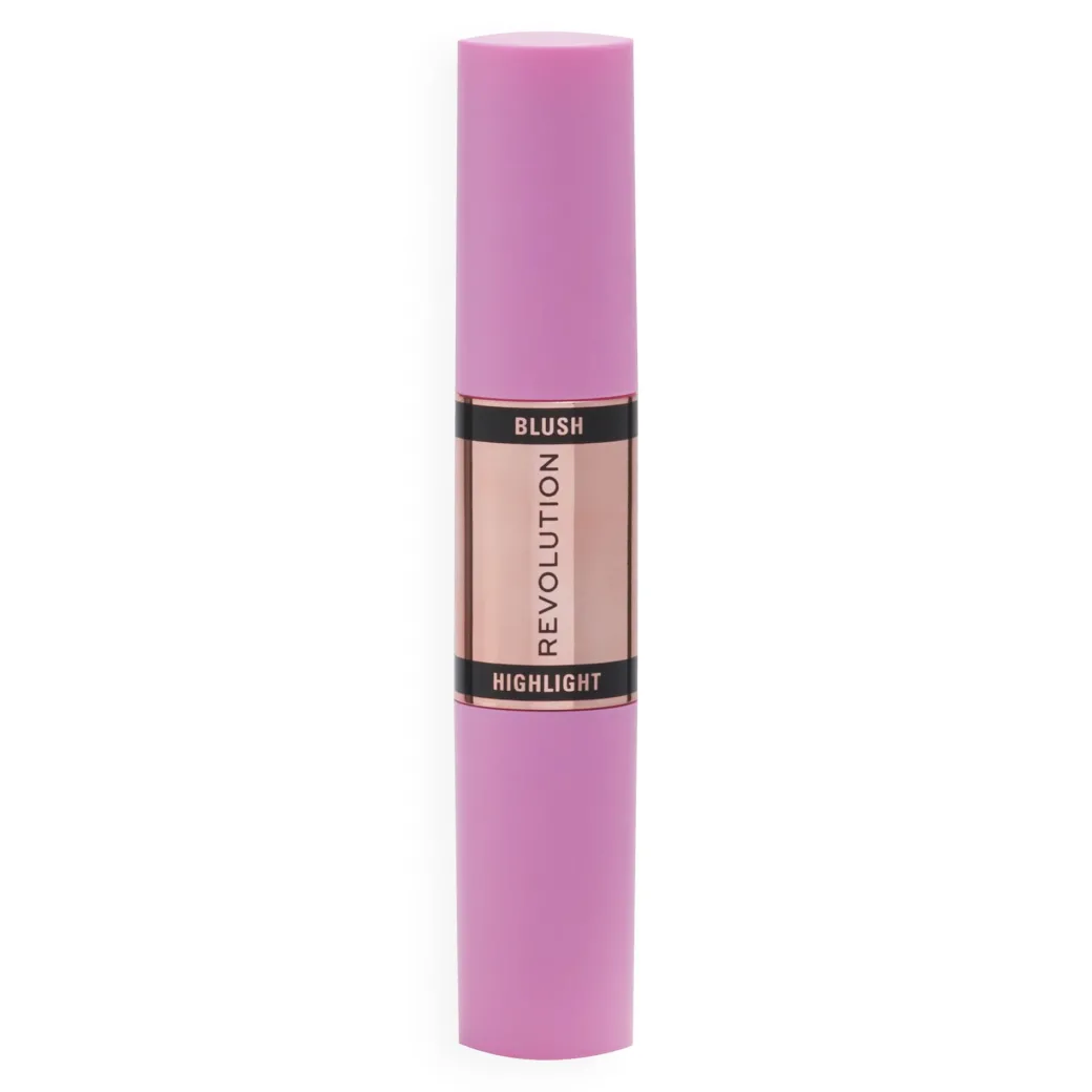 Makeup Revolution Blush & Highlight Stick Flushing Pink