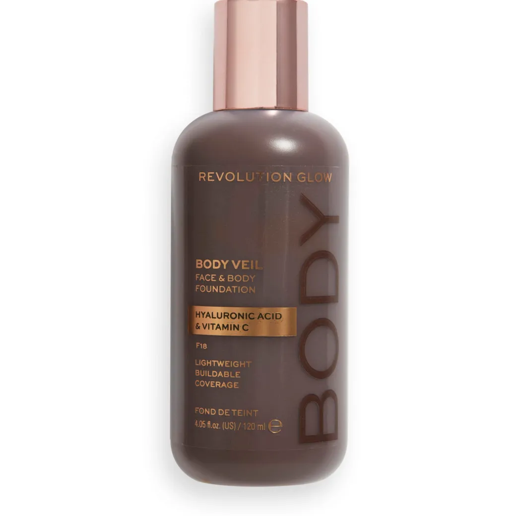 Makeup Revolution Body Veil Face & Body Foundation F18 120ml