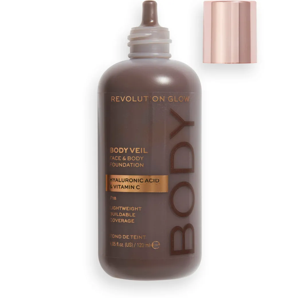 Makeup Revolution Body Veil Face & Body Foundation F18 120ml