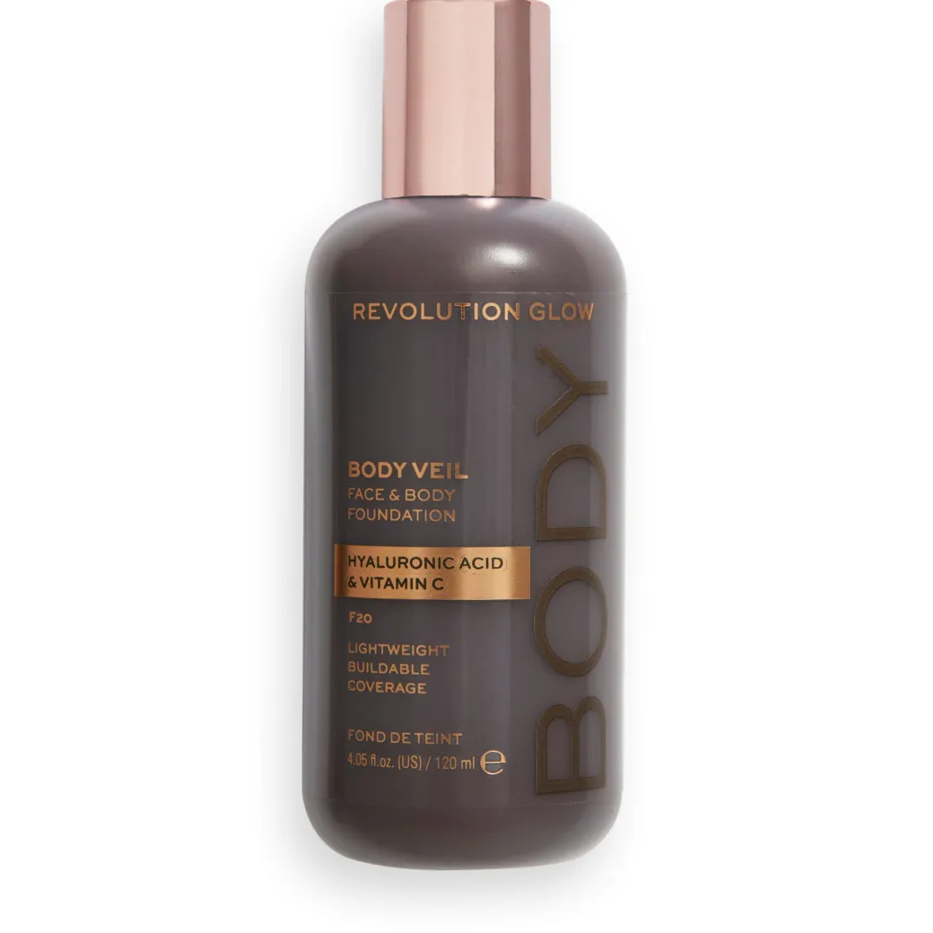Makeup Revolution Body Veil Face & Body Foundation F20 120ml