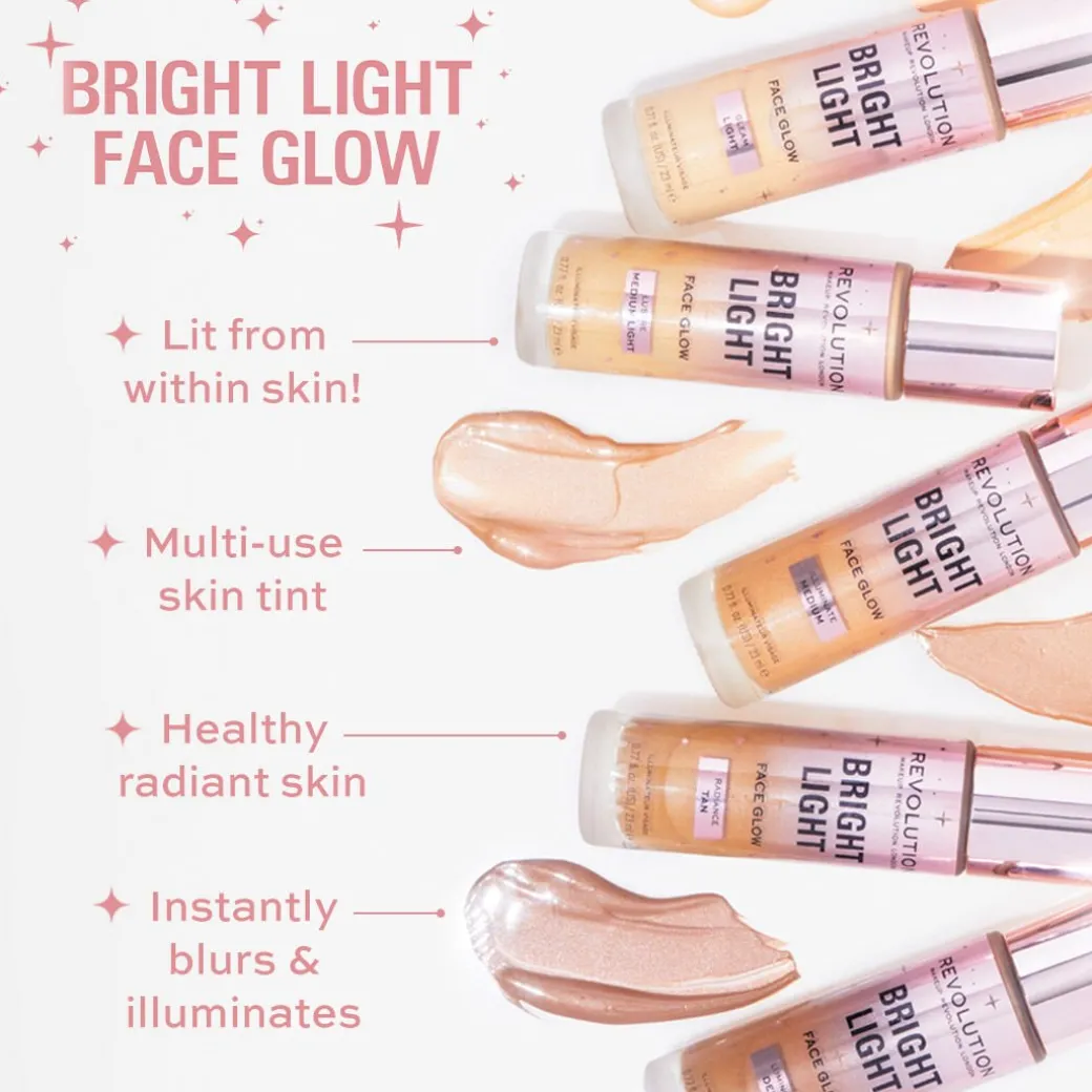 Makeup Revolution Bright Light Face Glow Radiance Tan