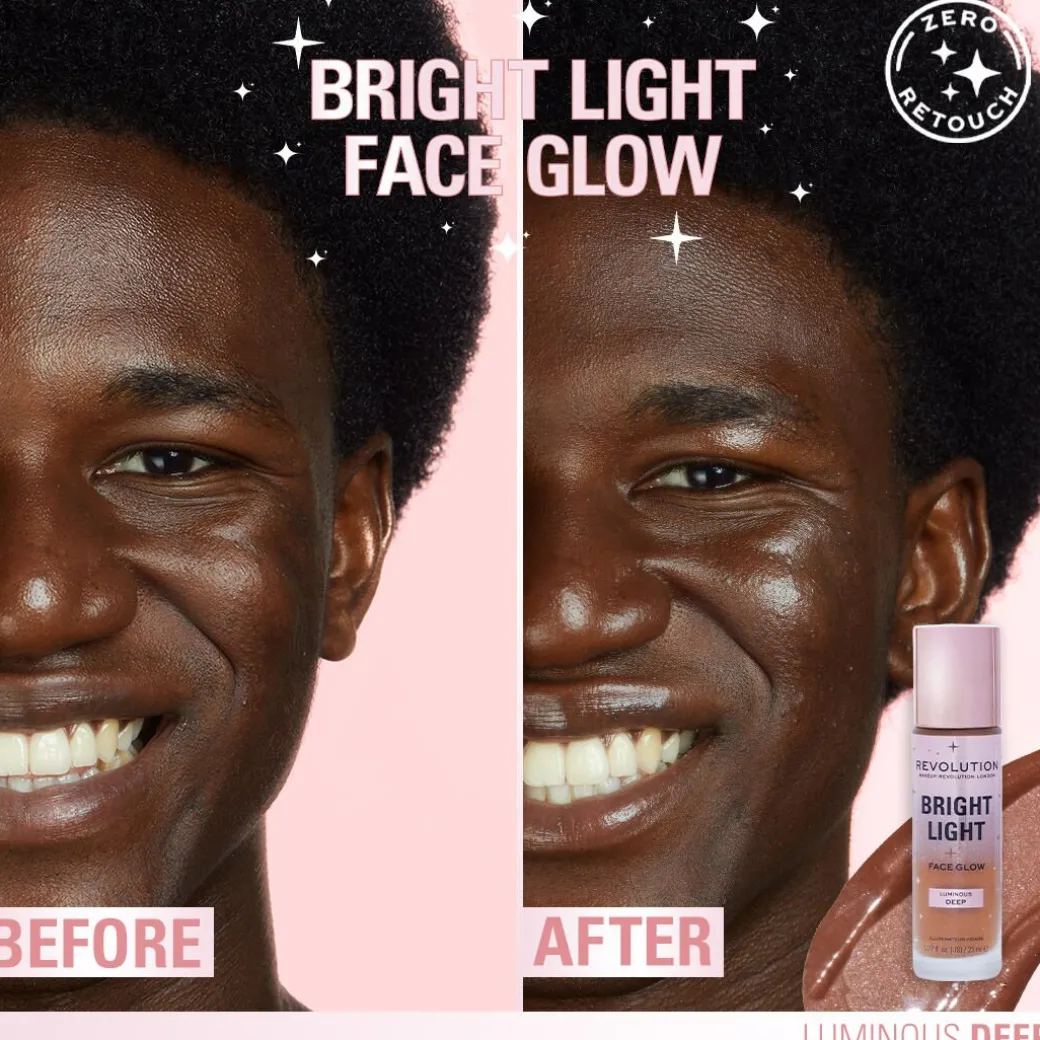 Makeup Revolution Bright Light Face Glow Luminous Deep