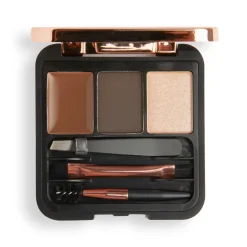 Makeup Revolution Brow Sculpt Kit Dark Brown