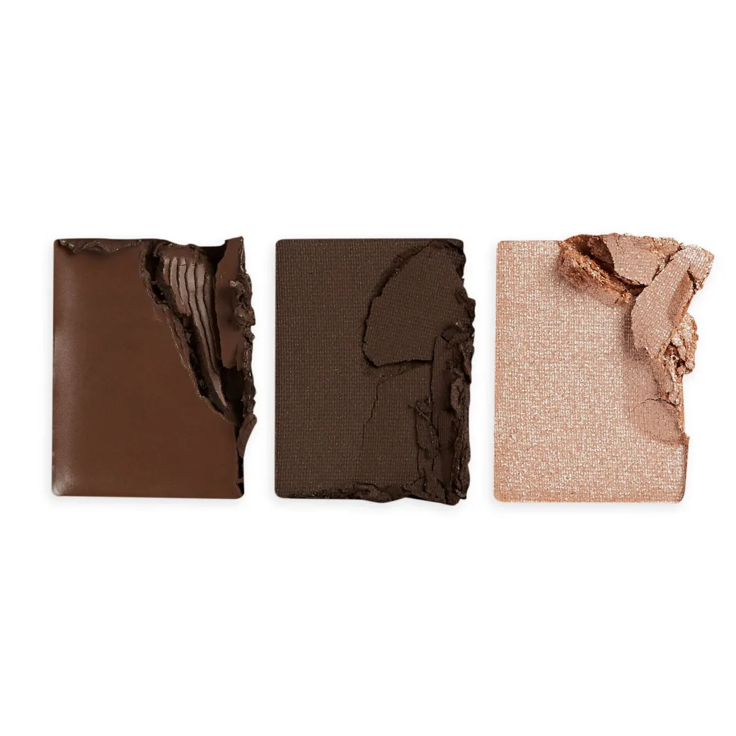 Makeup Revolution Brow Sculpt Kit Dark Brown