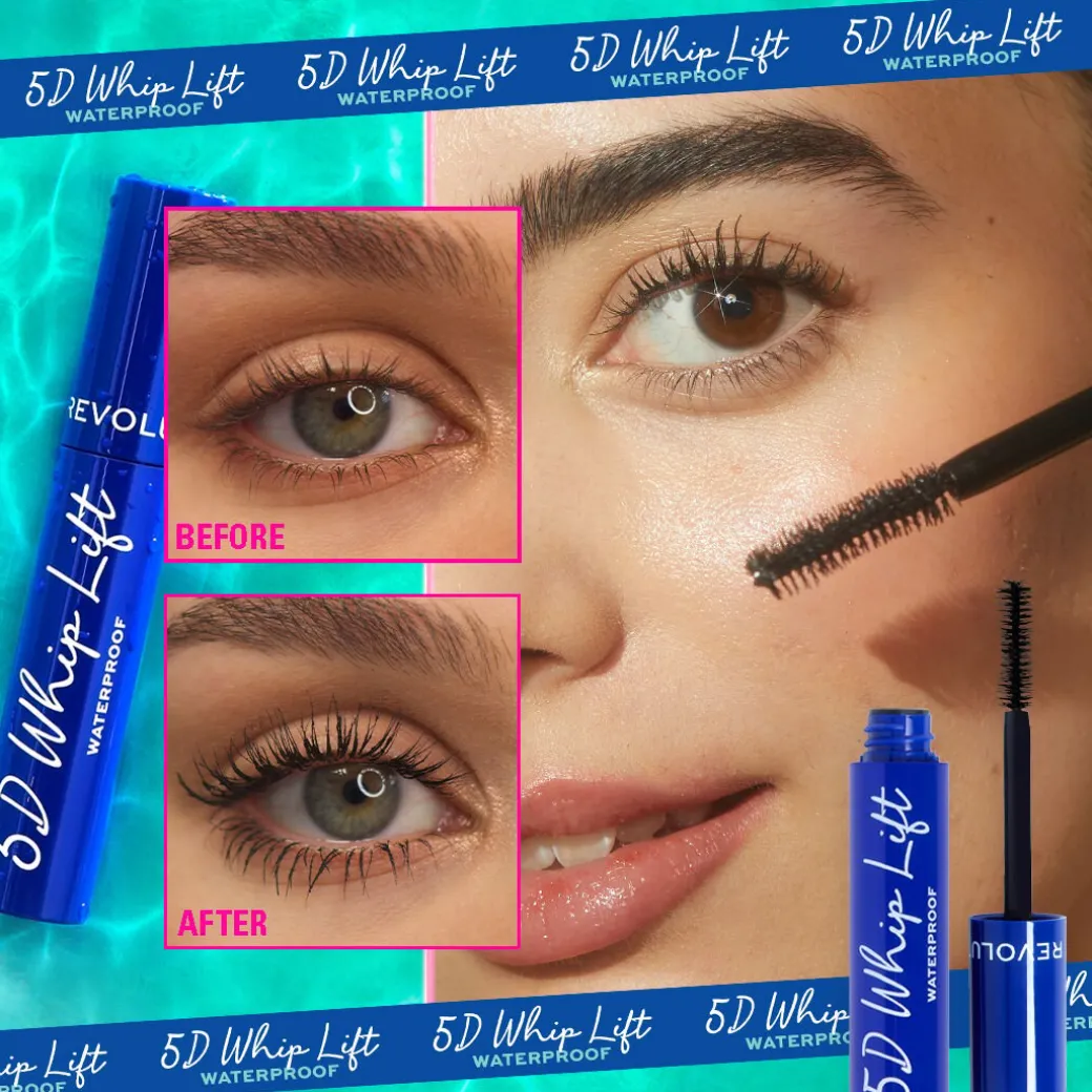 Makeup Revolution 5D Whip Lift Waterproof Mascara