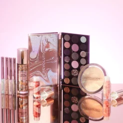 Makeup Revolution Festive Allure Ceramide Shimmer Lip Swirl Glitz Nude