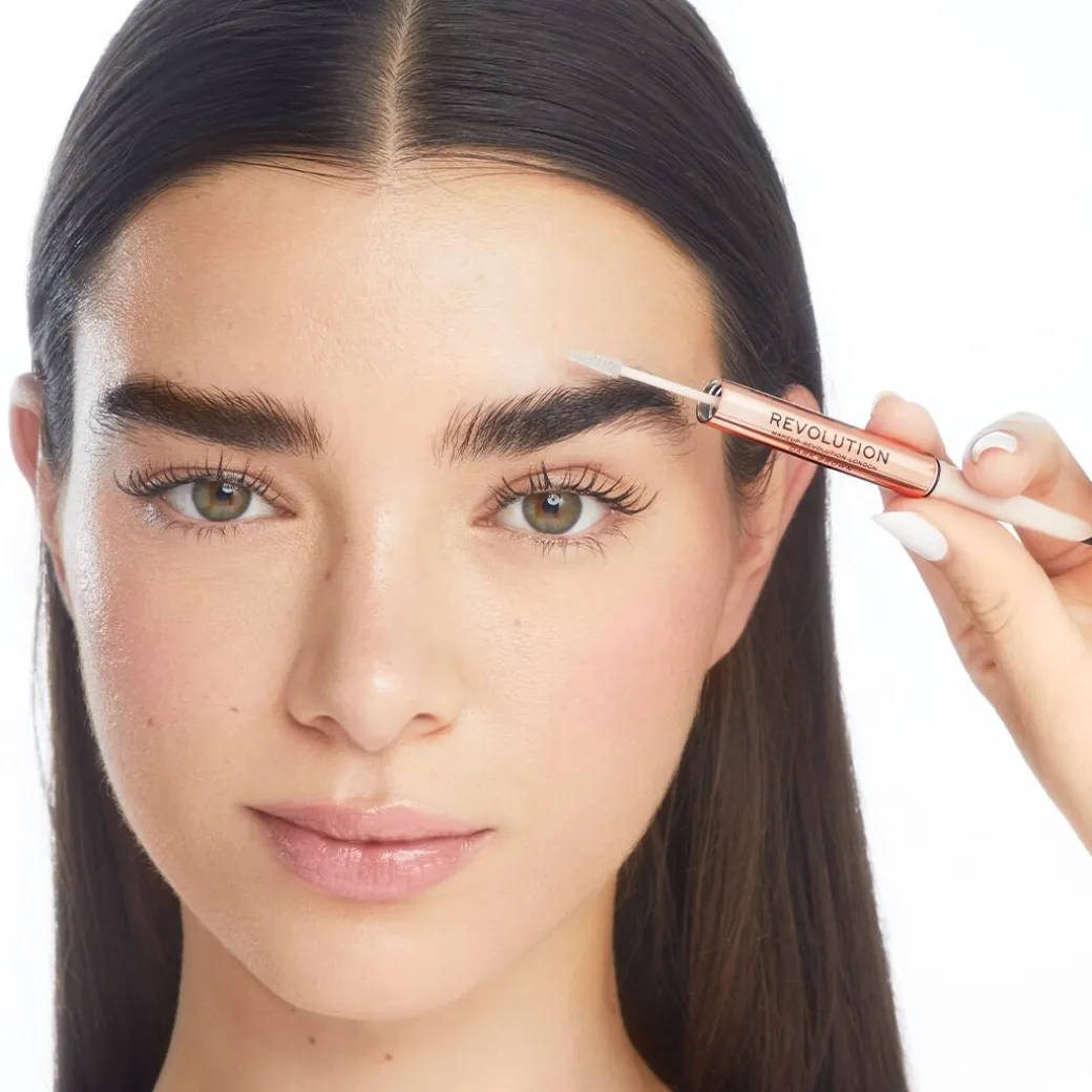 Makeup Revolution Fluffy Brow Filter Duo Dark Brown