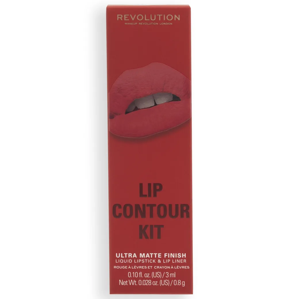 Makeup Revolution Lip Contour Kit Sassy Red