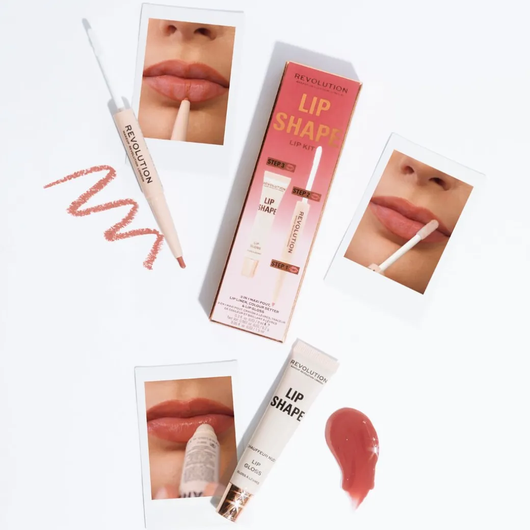 Makeup Revolution Lip Shape Kit Chauffeur Nude