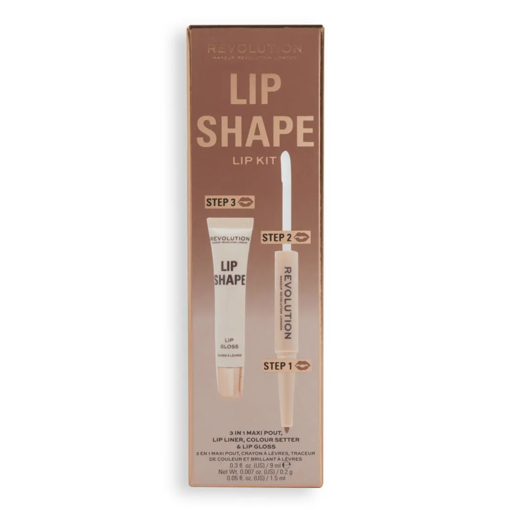 Makeup Revolution Lip Shape Kit Chauffeur Nude