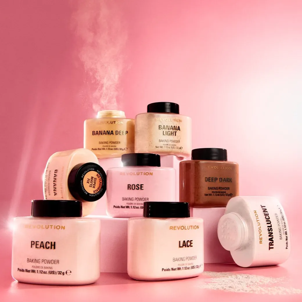 Makeup Revolution Loose Baking Powder Banana Light