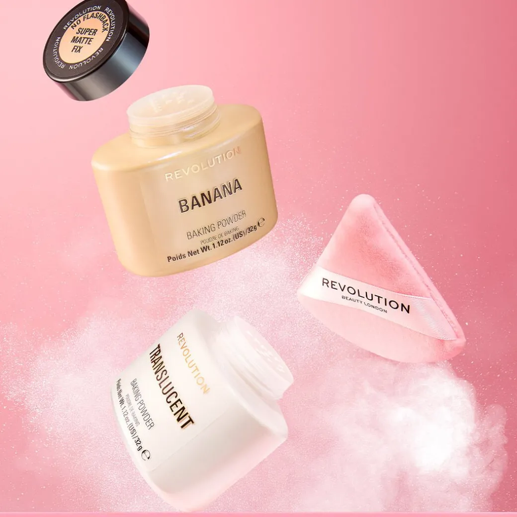 Makeup Revolution Loose Baking Powder Banana Light