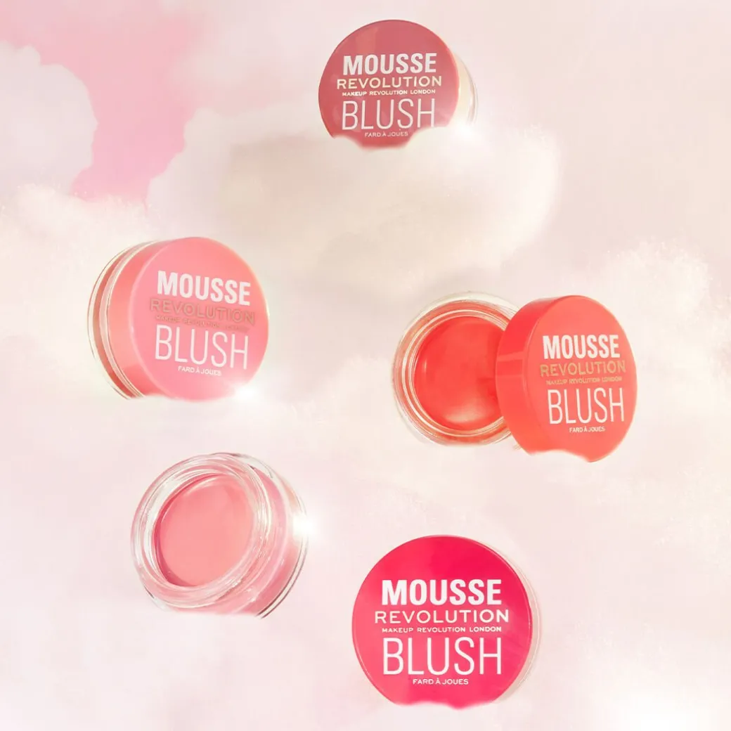 Makeup Revolution Mousse Blusher Passion Deep Pink