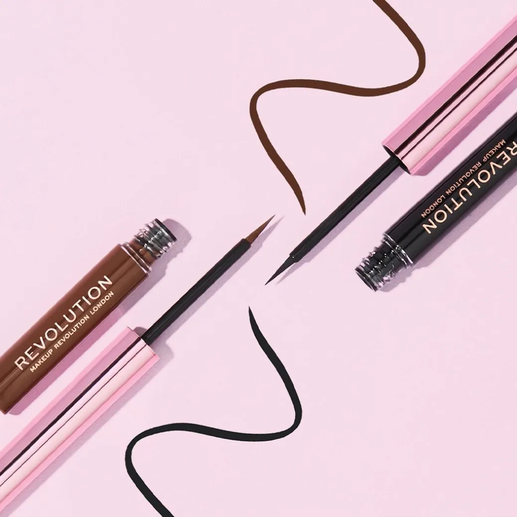 Makeup Revolution Super Flick Liquid Eyeliner Brown