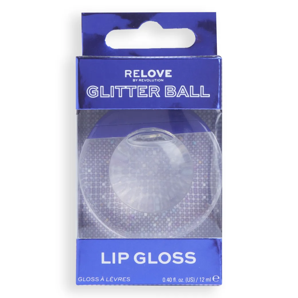 Relove by Revolution Dancing Queen Glitter Ball Lip Gloss Crystal Clear