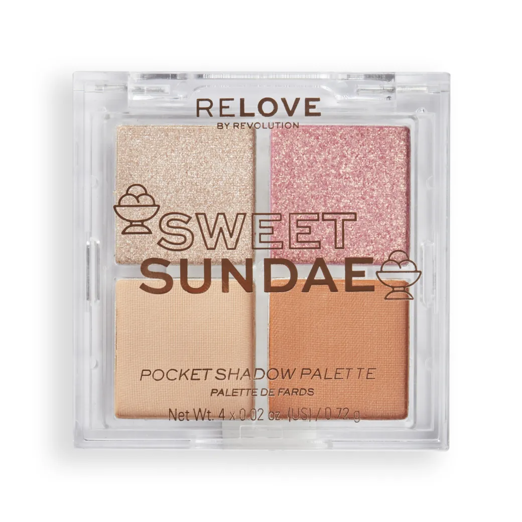 Relove Pocket Eyeshadow Palette Sweet Sundae