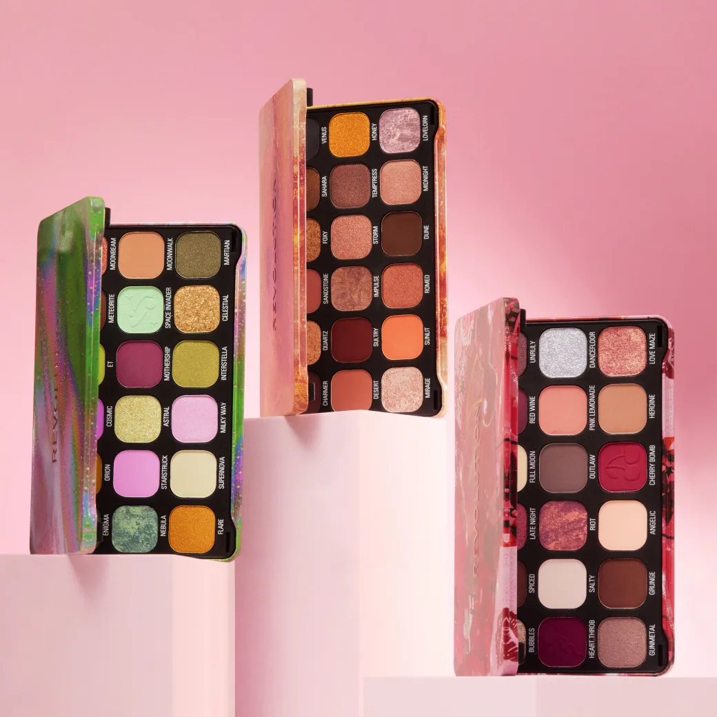 Revolution Forever Flawless Eyeshadow Palette Cherry Rebel Red