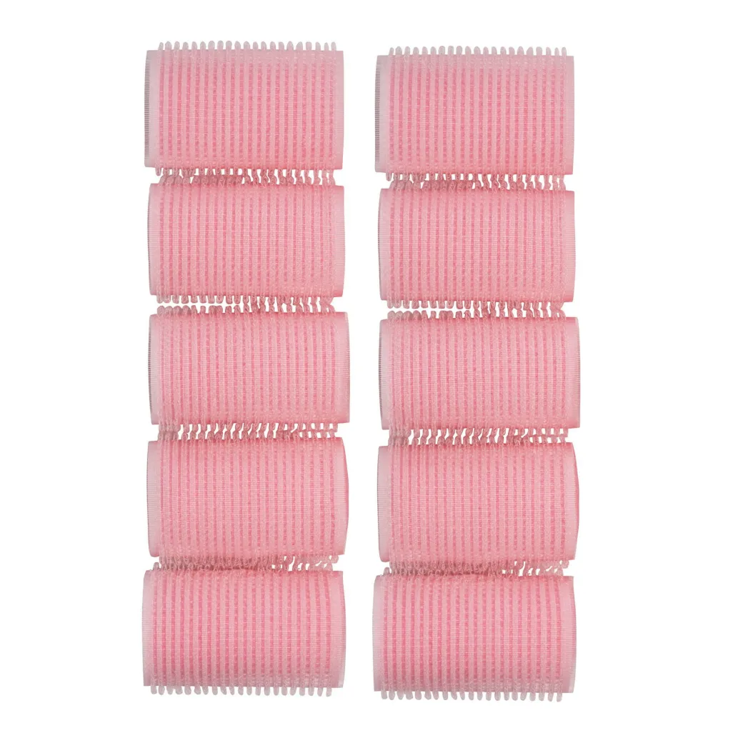 Revolution Haircare Mega Pink Velcro Heatless Rollers