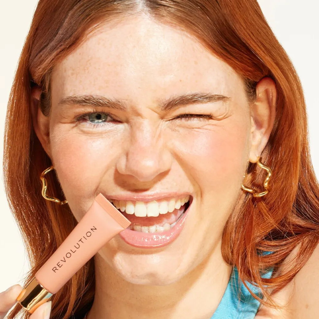 Revolution Juicy Peptide Lip Balm Nude Spice