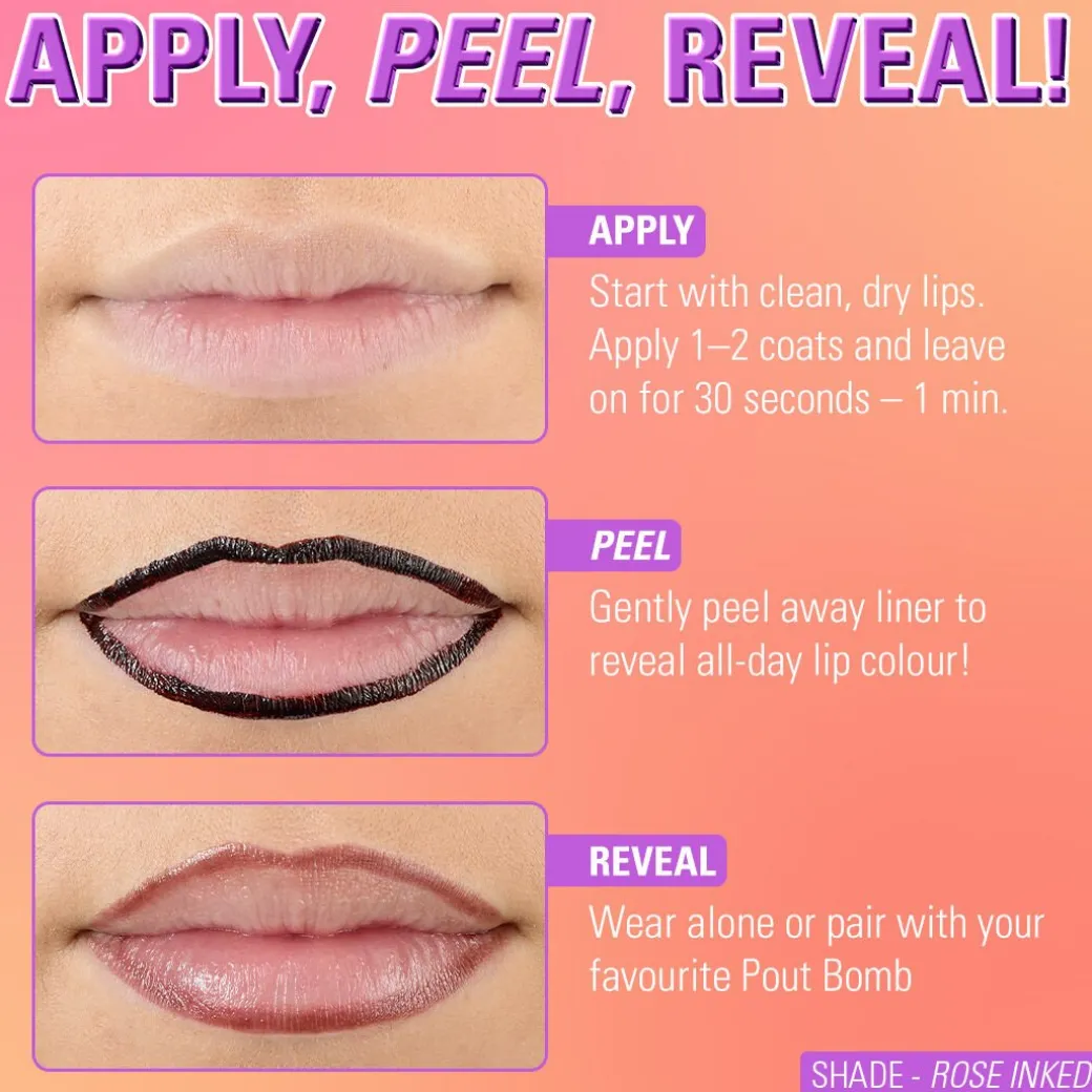 Revolution Lip Shift Ink Peel Off Lipliner Stain