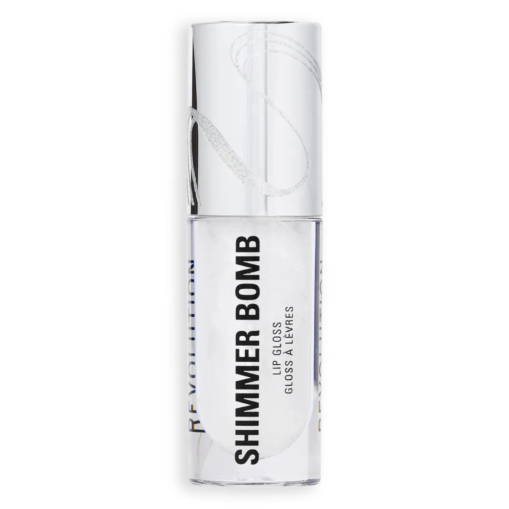 Revolution Metallic Muse Shimmer Bomb Lip Gloss Frosted Muse