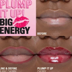 Revolution Pout Bomb Plumping Lip Liner Burnt Cherry Red