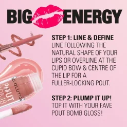 Revolution Pout Bomb Plumping Lip Liner Melba Warm Peach