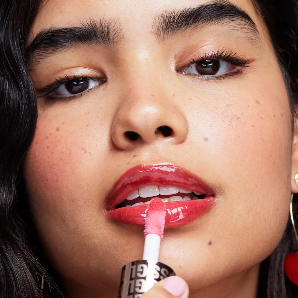 Revolution Pout Bomb Plumping Gloss Cherry Sheer Red NEW!