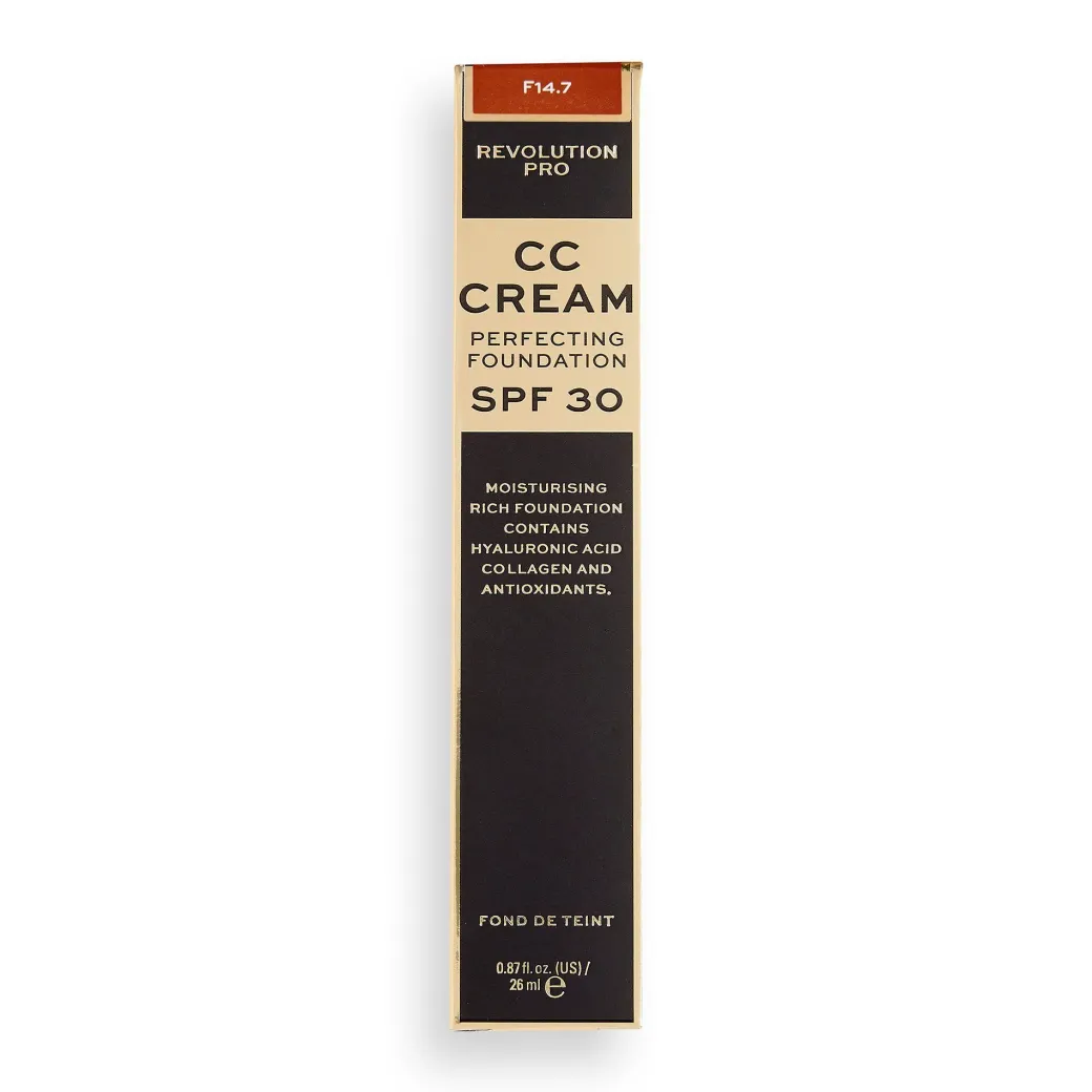 Revolution Pro CC Cream Perfecting Foundation SPF30 F14.7 26ml