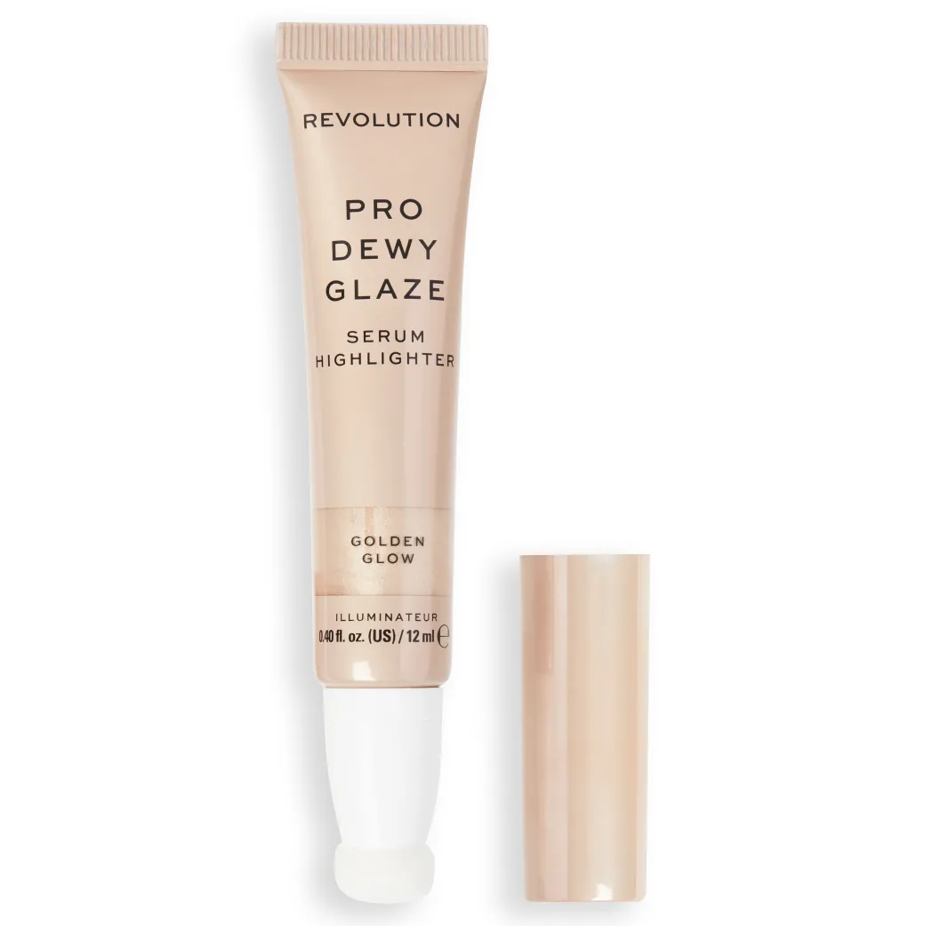 Revolution Pro Dewy Glaze Serum Highlighter Golden Glow