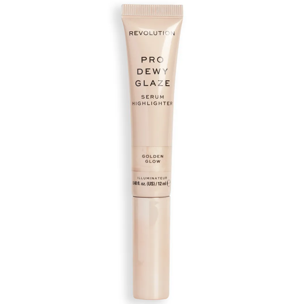 Revolution Pro Dewy Glaze Serum Highlighter Golden Glow
