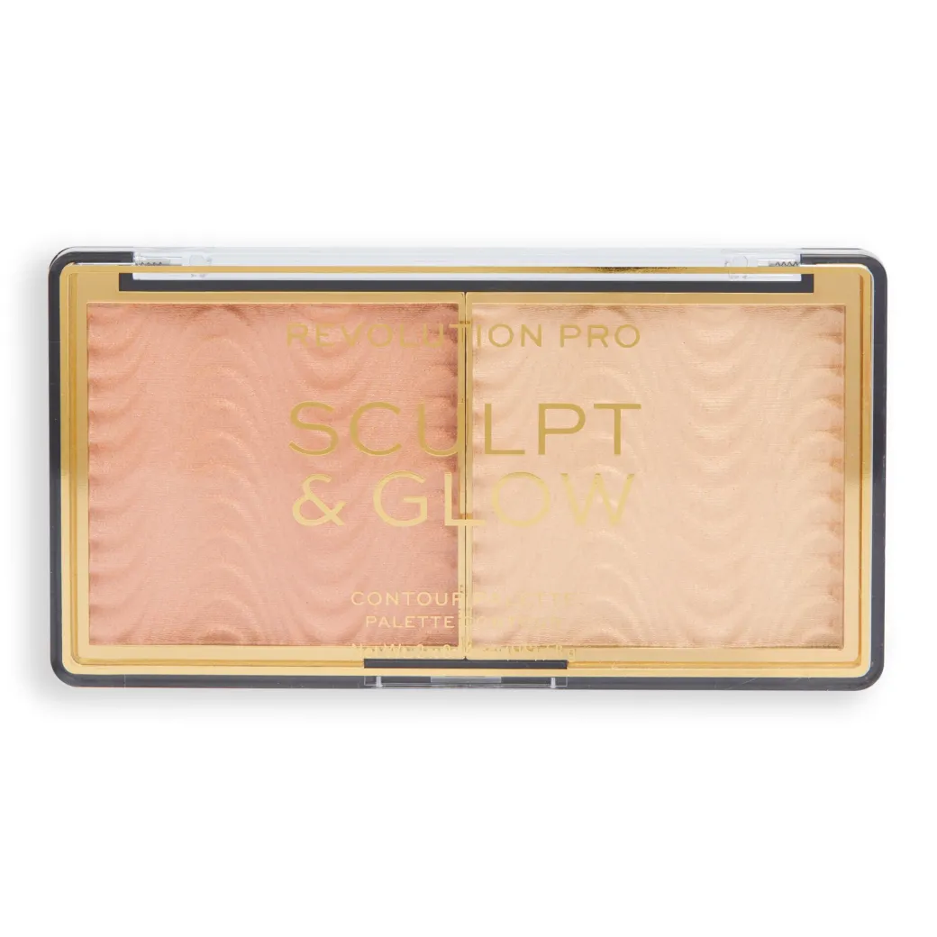 Revolution Pro Sculpt & Glow Palette Light-Medium