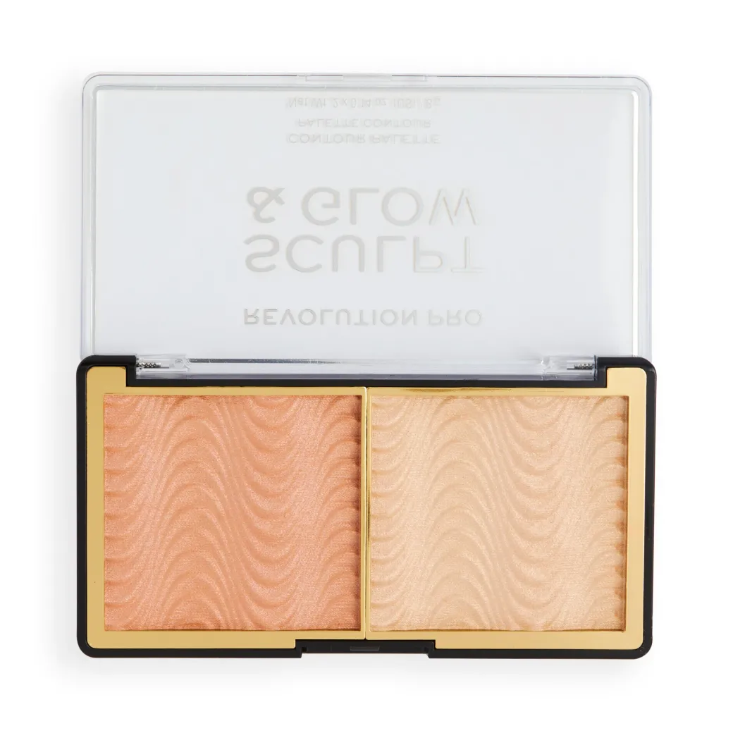 Revolution Pro Sculpt & Glow Palette Light-Medium