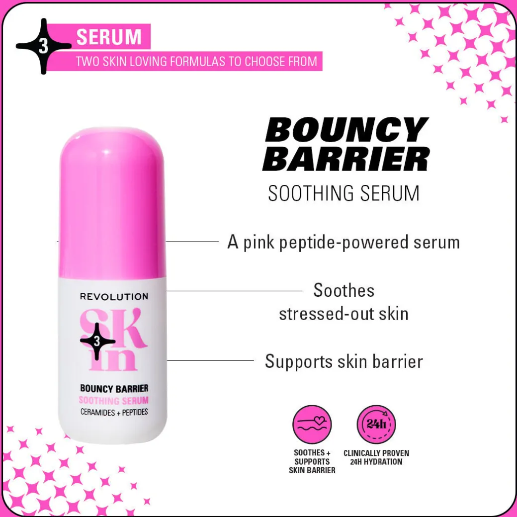 Revolution Skin Bouncy Barrier Ceramide & Peptide Soothing Serum 30ml