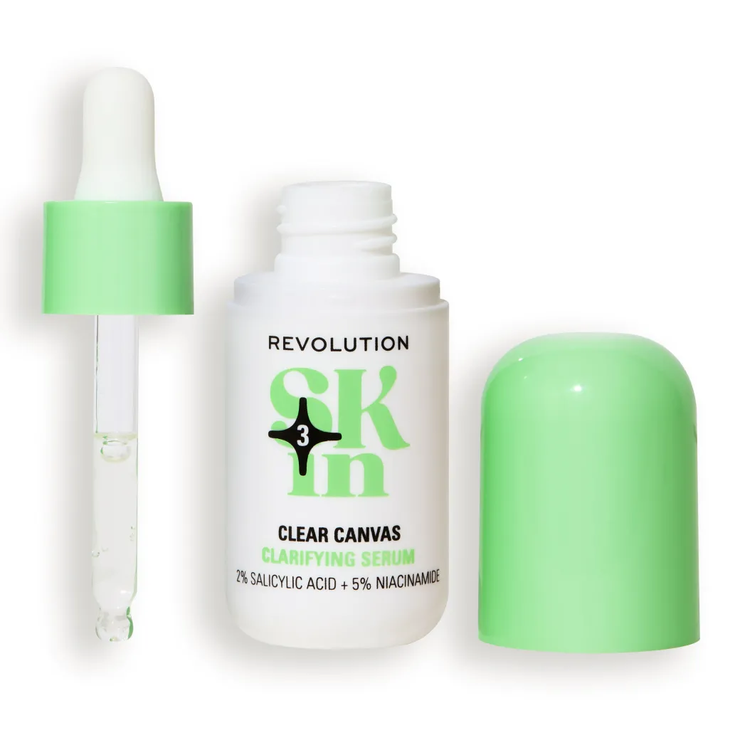 Revolution Skin Clear Canvas 5% Niacinamide & 2% Salicylic Acid Clarifying Serum 30ml