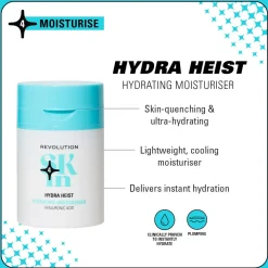 Revolution Skin Hydra Heist Hyaluronic Acid Hydrating Moisturiser 50ml
