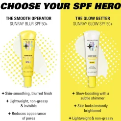 Revolution Skin Sunray Glow Daily Protection Sunscreen SPF 50+ with Vitamin C 50ml