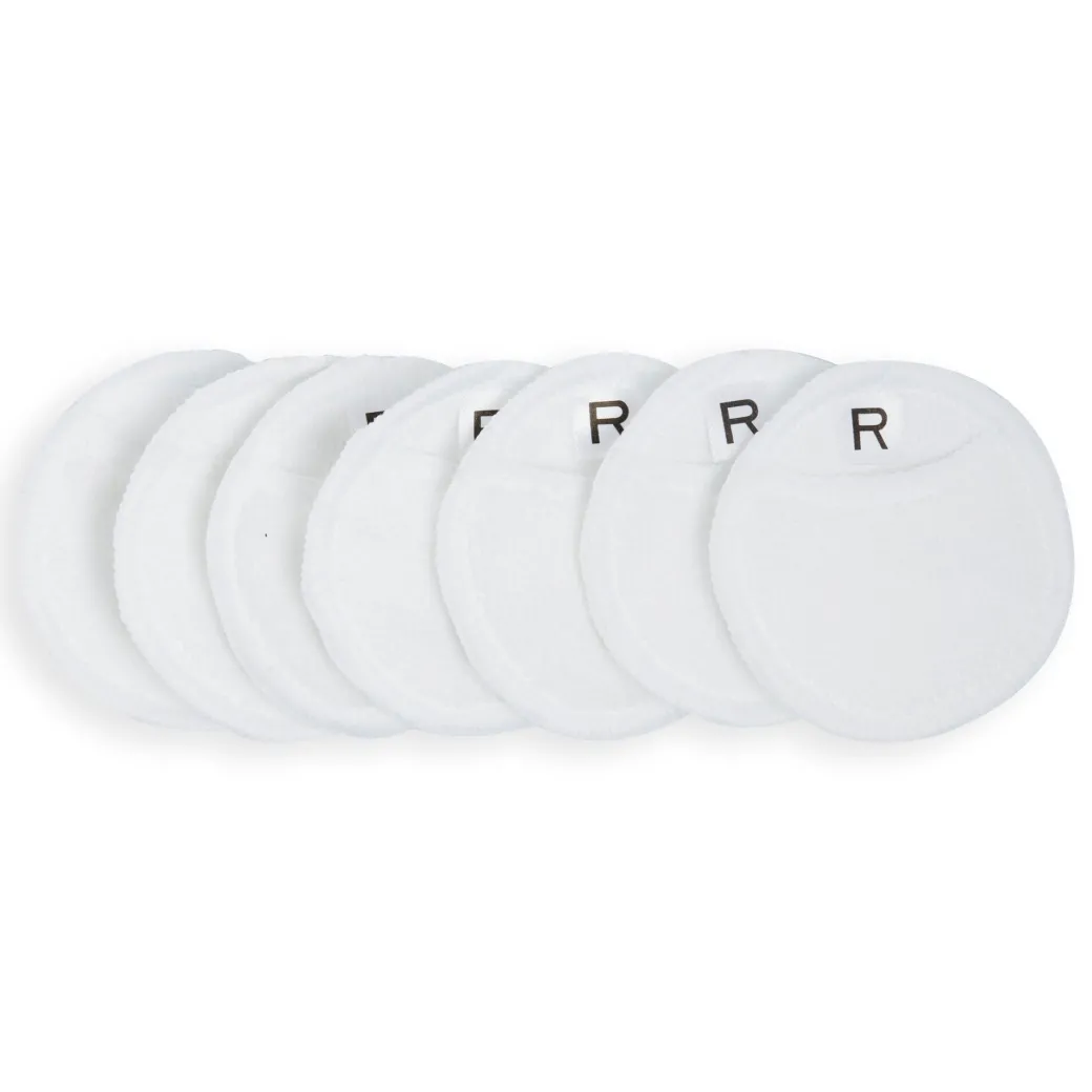 Revolution Skincare Recycled & Reusable Cleansing Pads White