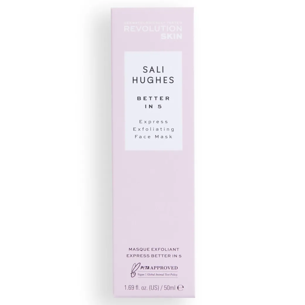 Revolution Skincare x Sali Hughes Better in 5 Express Exfoliating Mask 50ml