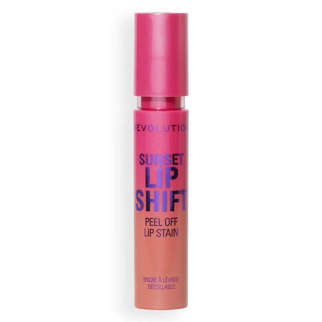 Revolution Sunset Lip Shift Peel Off Lip Stain Flushed Pink
